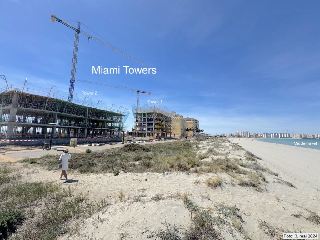 Miamitowers Prosjekt Ved Dos Mares Stranden