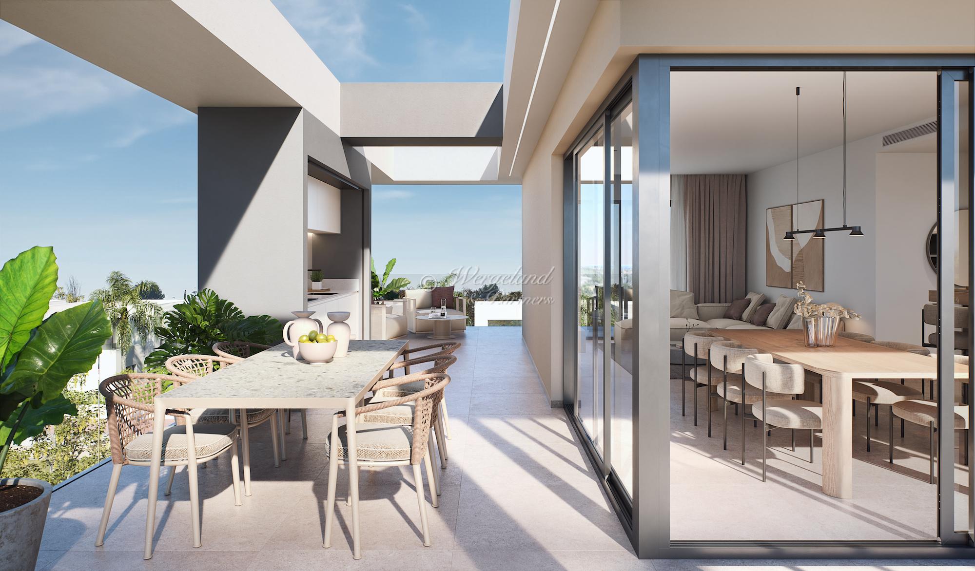 Last Penthouse in the project! 3 bed/2bath, 77 m2 terrace on the same floor [EL3-3I]