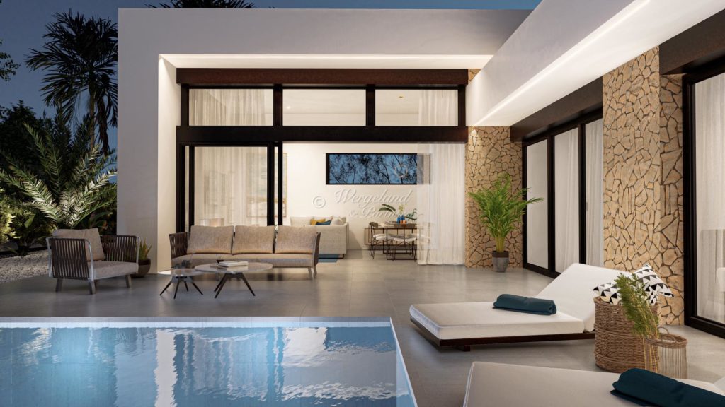 Pool By Night