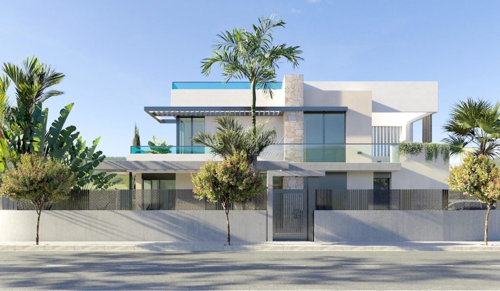 Villa Skisse Fra Vei