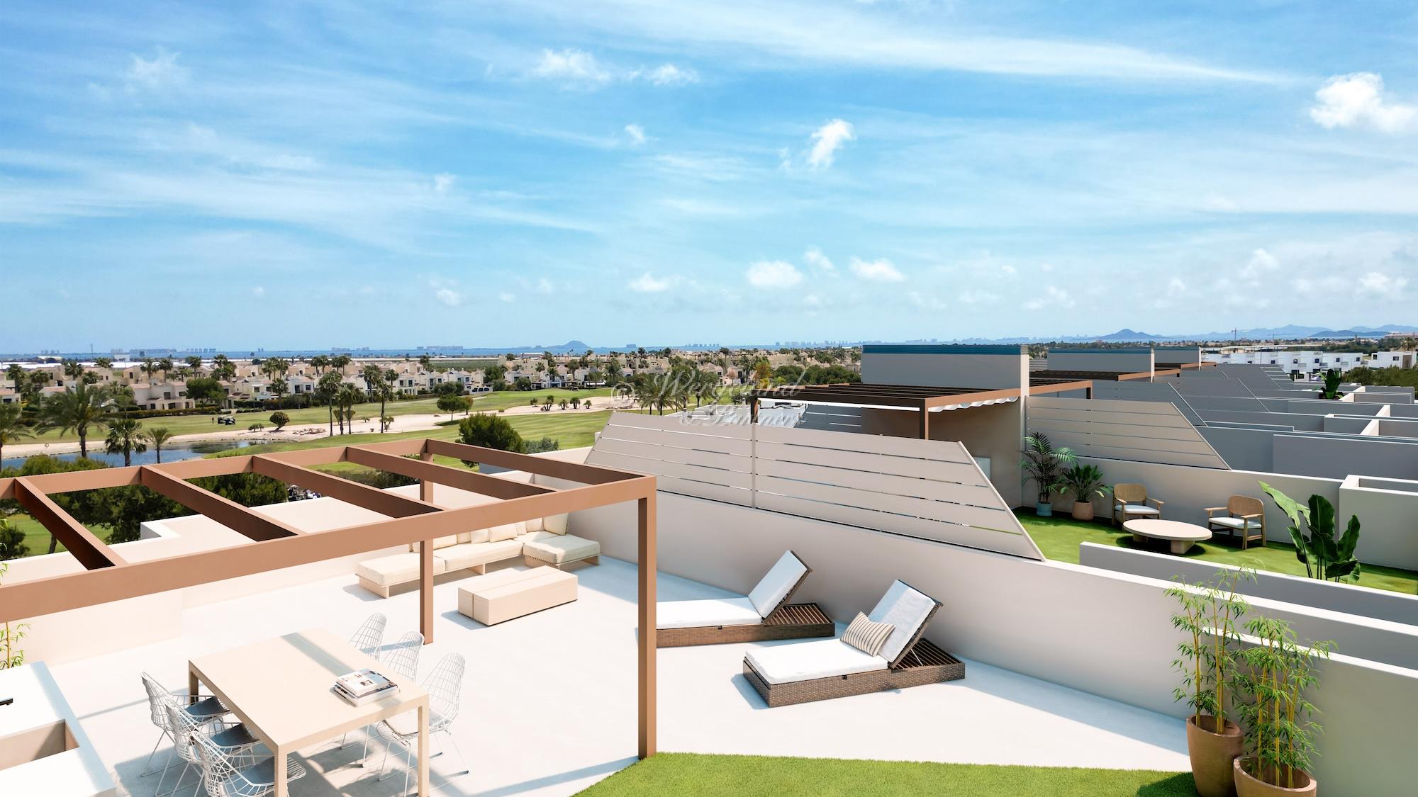 Spacious apartment, 97 m² roof terrace, storage room, communal pool [RR30]