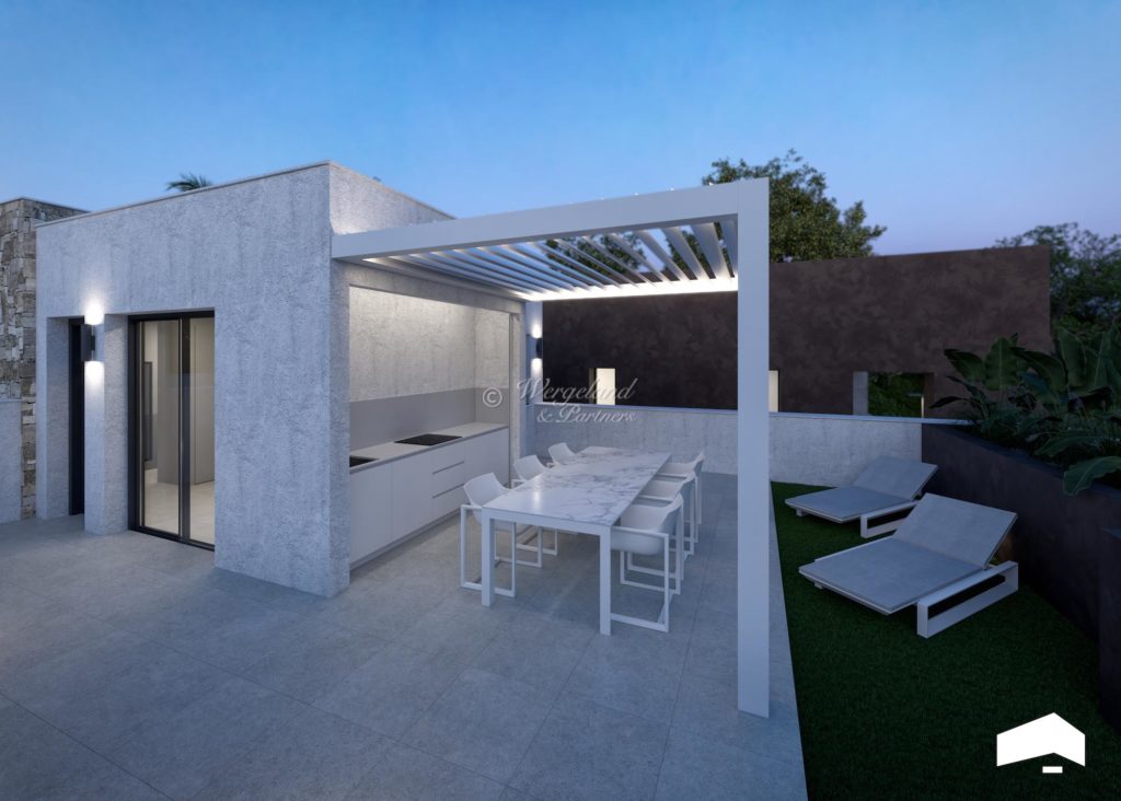 Takterrasse Kveld