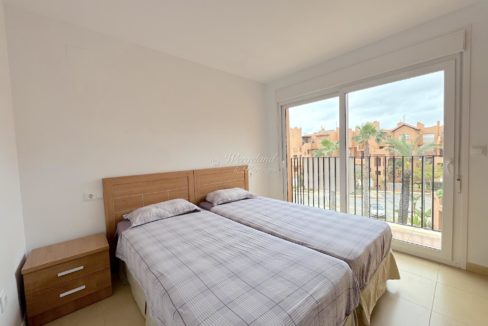 Bedroom 3 Balcony dbl bed
