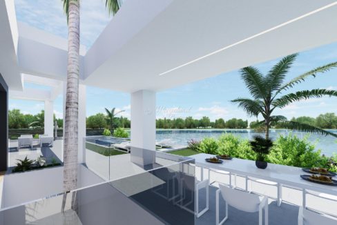 Terrasse Spiseomr Basseng