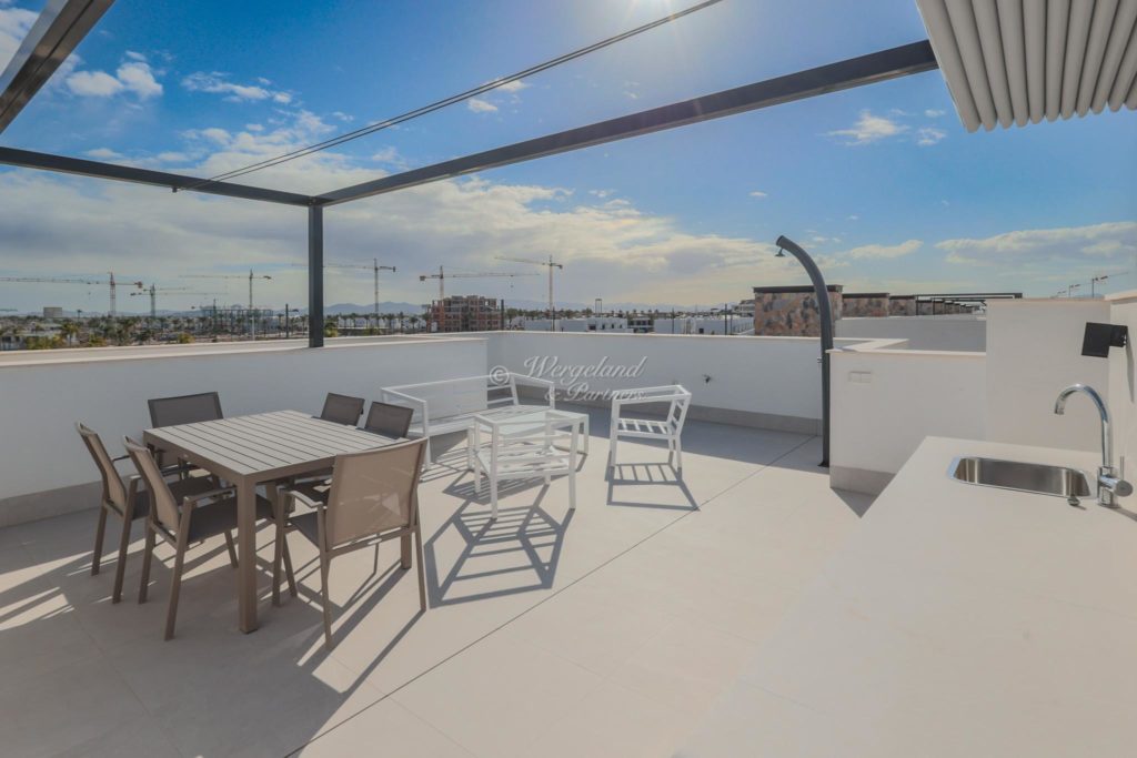 Visningshus Takterrasse