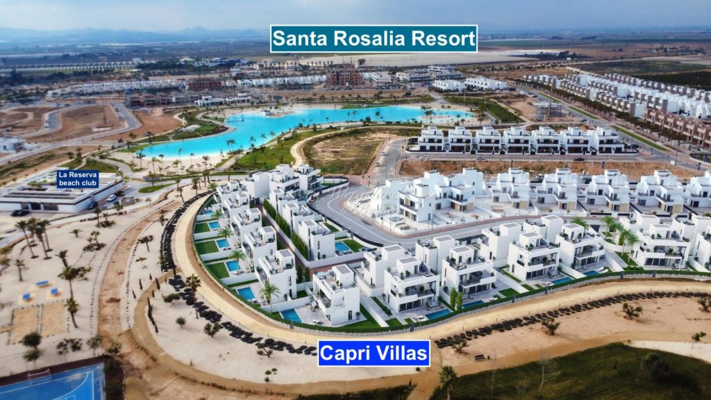flyfoto med capri villas