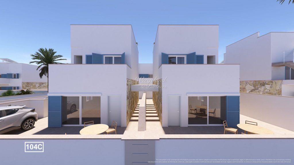  Rekkehus 104C Fra Calle Norte Illustrasjon