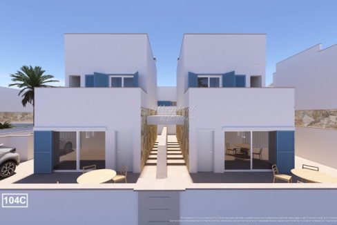 Rekkehus 104C Fra Calle Norte Illustrasjon