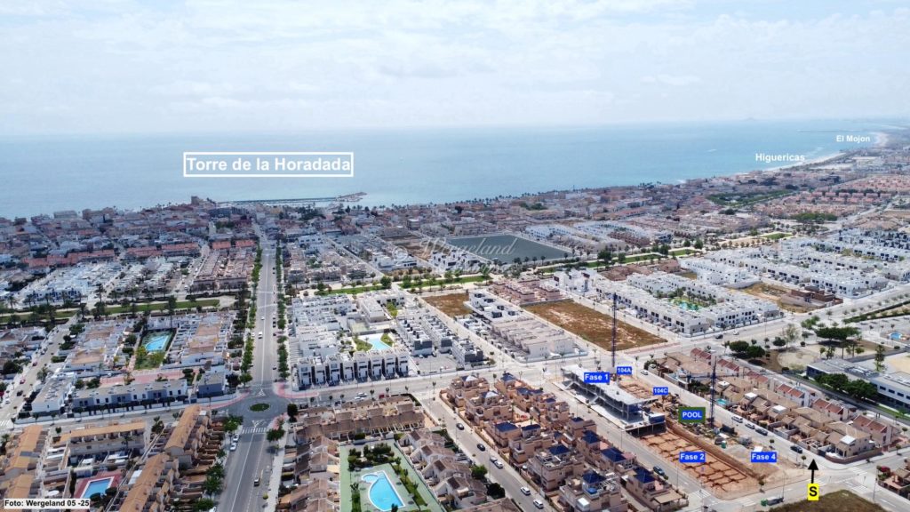  dronefoto mot Middelhavet