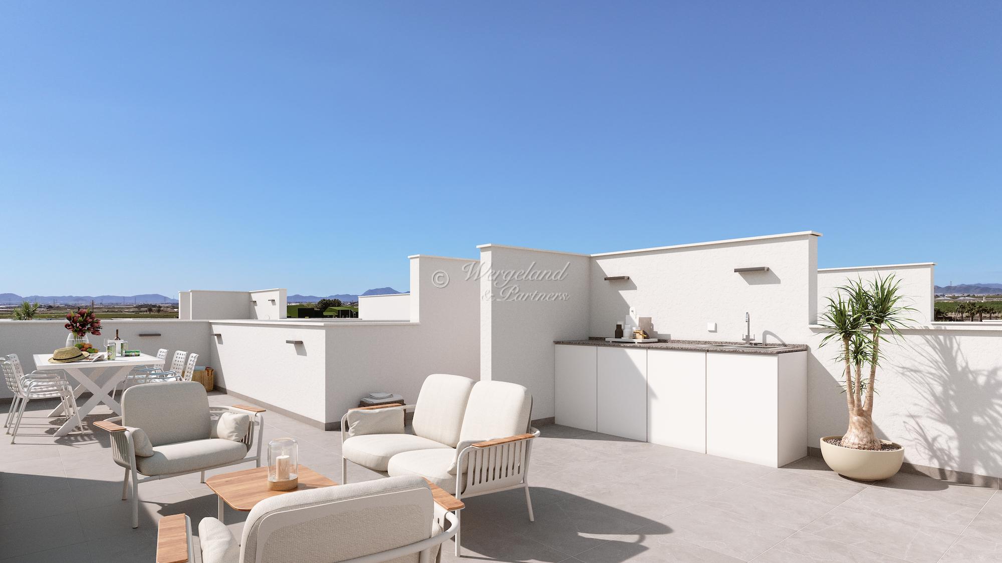 2 sov villa, hjørnetomt! Takterrasse, privat basseng [EAV16]
