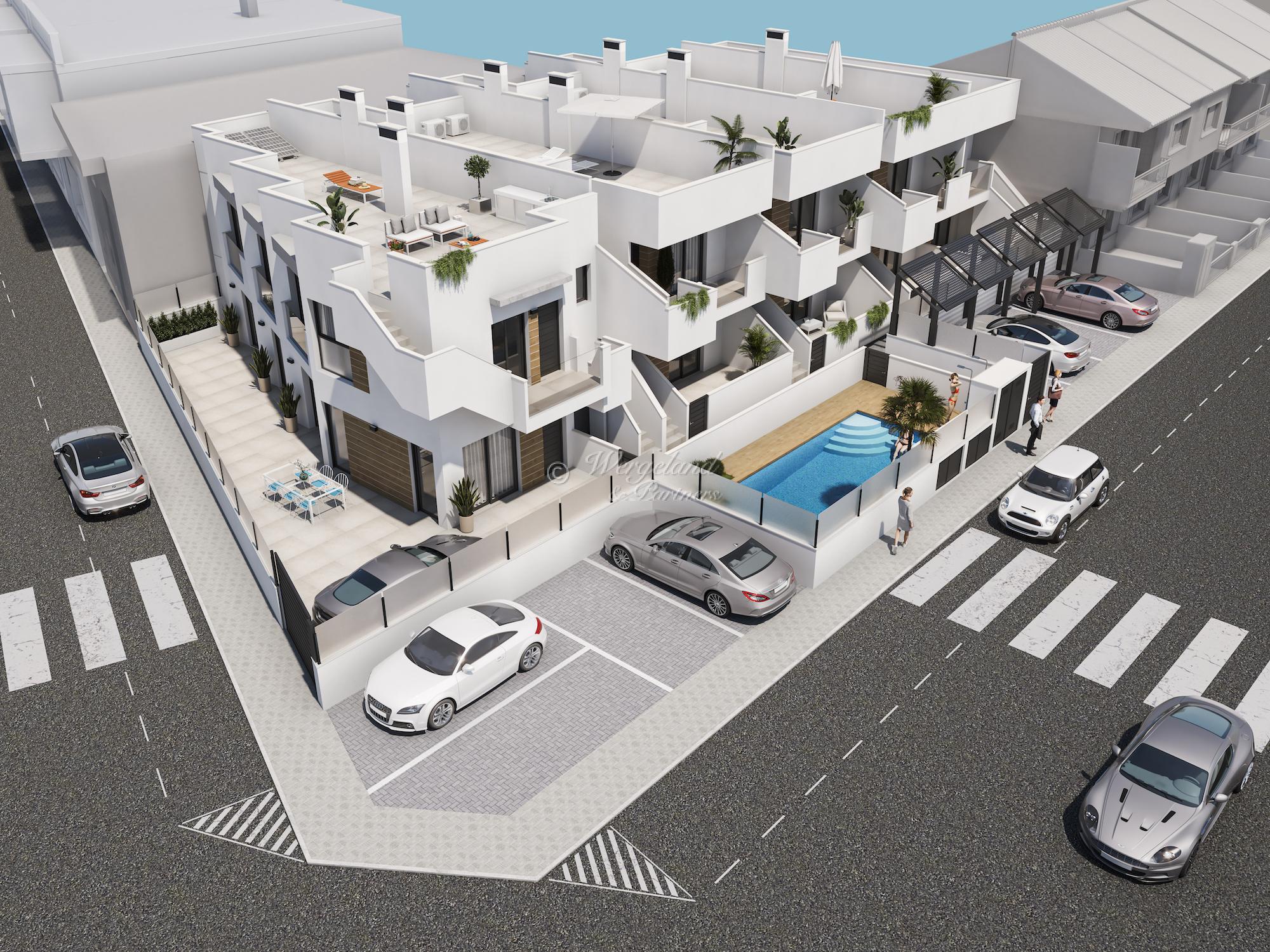 1 sov toppetasje, 40 m2 privat takterrasse, felles basseng [VJII-6]