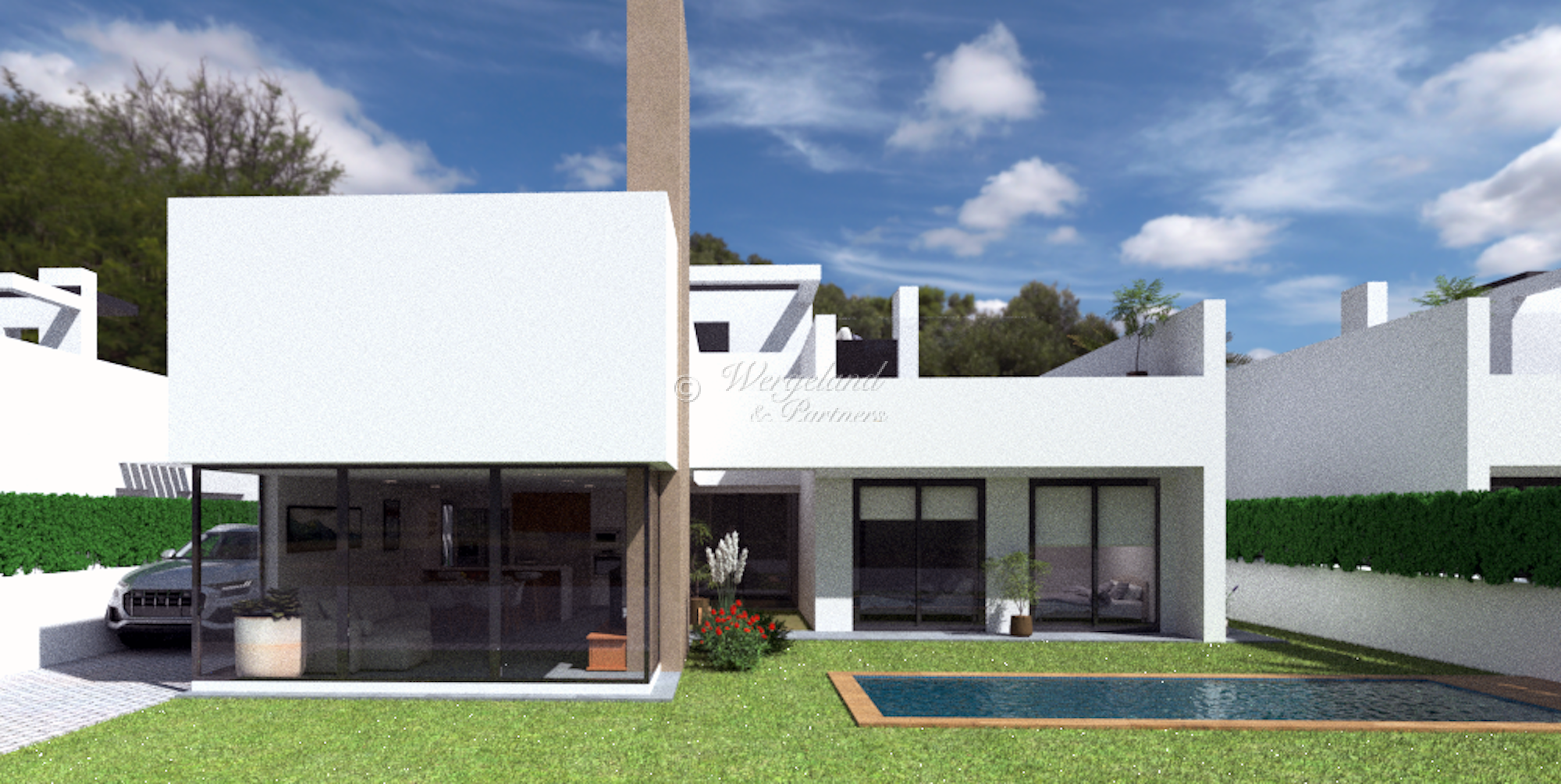 Exclusive villa on large plot! Private pool and roof terrace [LH7-3]