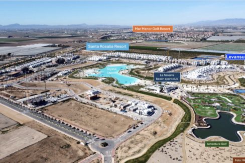 flyfoto Levansur Home 7 mot Mar Menor Golf resort