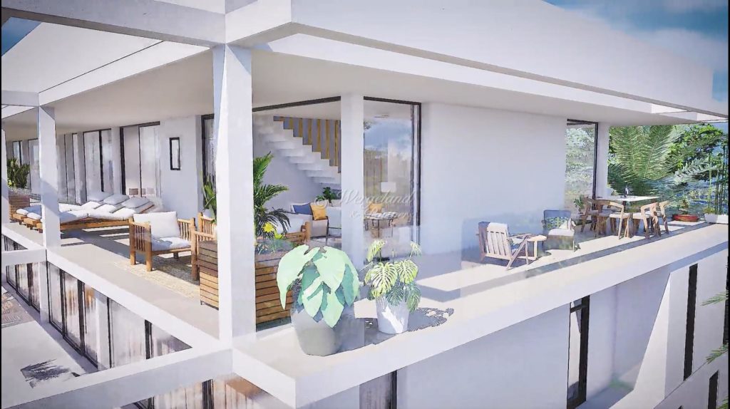  Penthouse terrasse hjørne