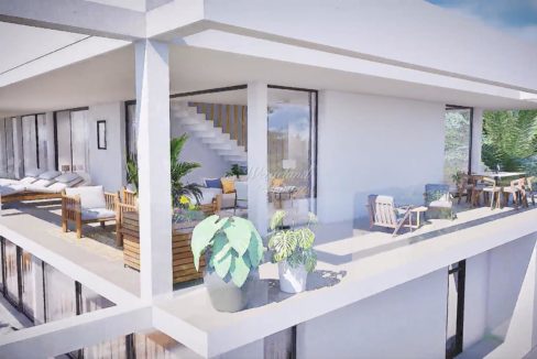 Penthouse terrasse hjørne