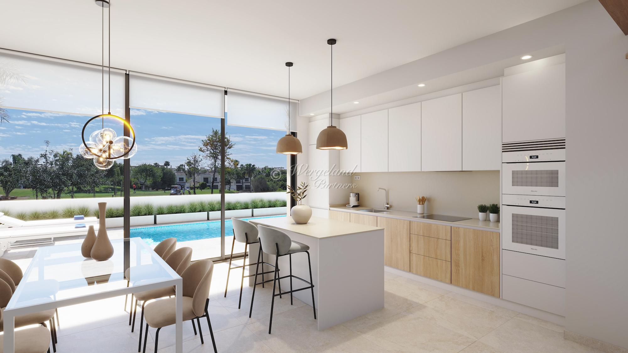 Best location – frontline golf! Modern 3-bed villa, private pool, multiple terraces [VV14]
