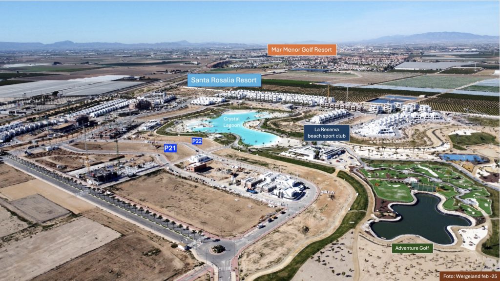  dronebilde mot mar menor golf resort
